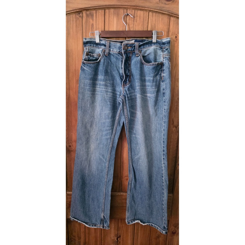 Aeropostale Benton Bootcut Jeans Womens 30x30 Blue Excellent Medium Wash Denim